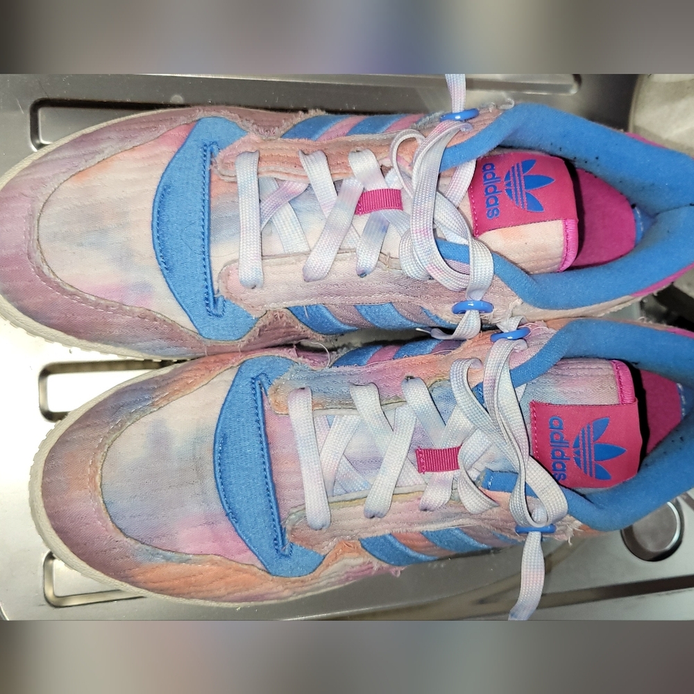 Adidas Multicolor Sneakers with Blue Stripes - Picture 6 of 6